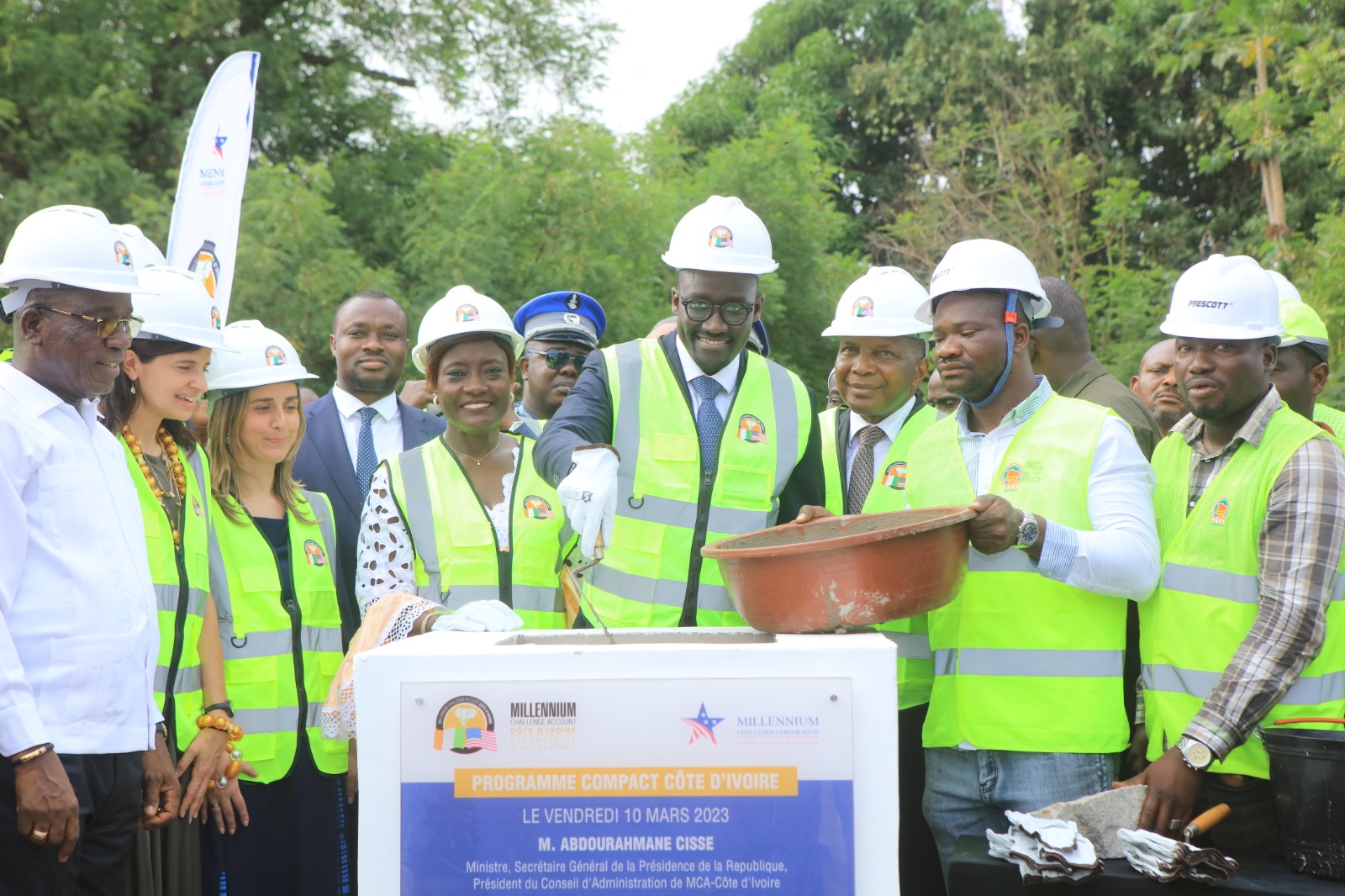 Programme Compact : MCA - Côte d’Ivoire lance les travaux de construction des collèges de proximité dans la région de Gbêkê